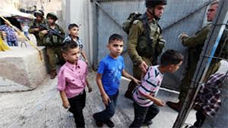 menores palestinos detenidos